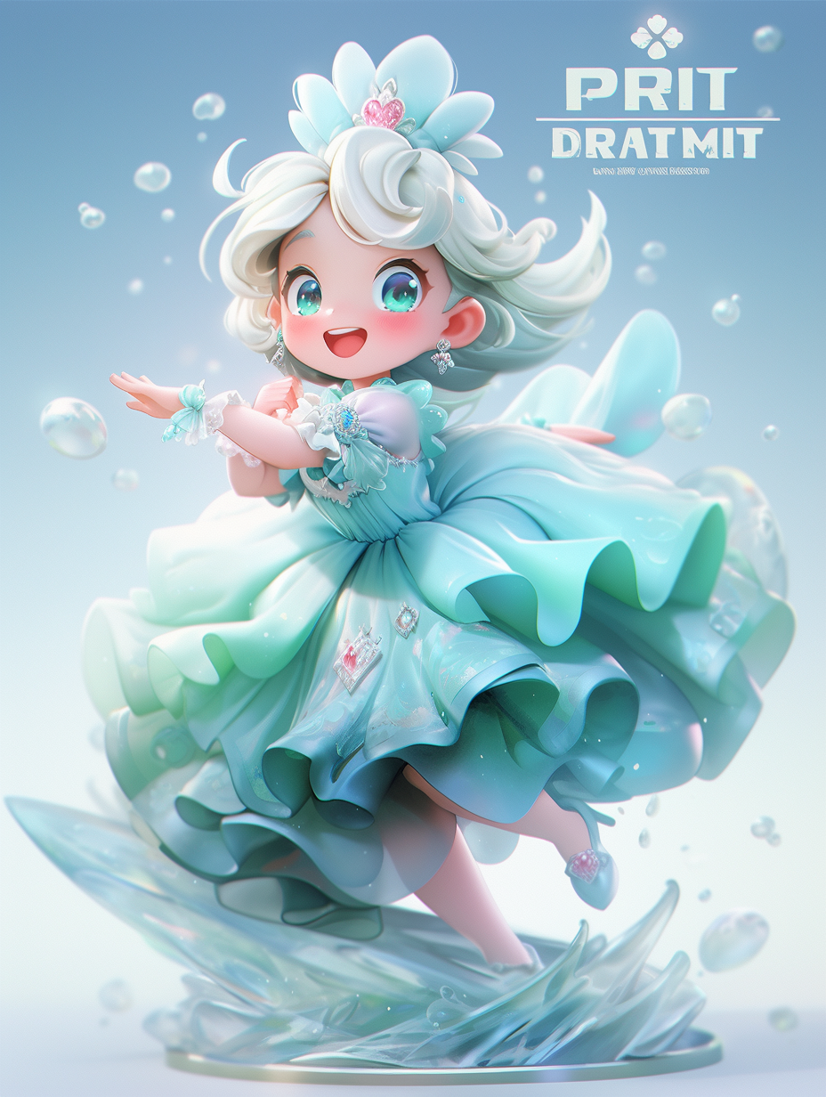 AI生成迪士尼风格小女孩图片免费下载